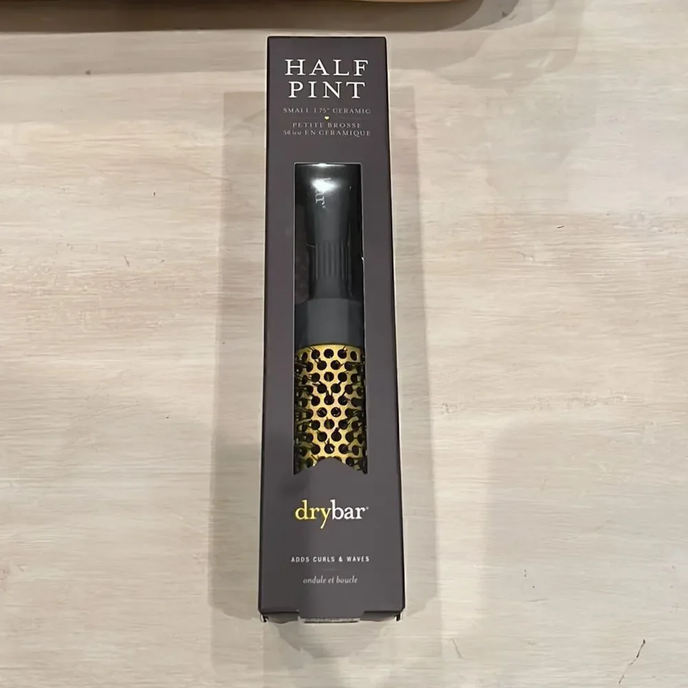 DRY BAR Half Pint Small Round Ceramic Brush 1.75'' vented ceramic barrel…